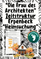 Vorschau - Arbeitsblätter - Zeitstruktur - Frau des Architekten, "Heimsuchung" Erpenbeck - Deckblatt