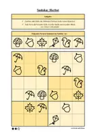 Vorschau - Arbeitsblätter - Sudoku 6x6: Herbst - Logisches Denken fördern! - Seite 2