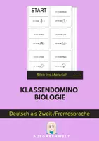 Vorschau - Spiele - Klassendomino Biologie (Deutsch) - Deckblatt