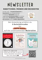Vorschau - Mal- und Bastelvorlagen - Abstrakte Vögel - Druckvorlage zum Ausmalen - Seite 1
