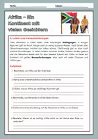 Vorschau - Arbeitsblätter - Afrika - Ein Kontinent mit vielen Gesichtern - Seite 2