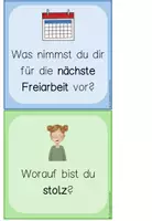 Vorschau - Aufgabenkarten - Reflexionskarten Freiarbeit Würfel - Seite 2