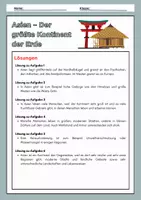 Vorschau - Arbeitsblätter - Asien - der größte Kontinent - Seite 3