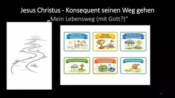 Vorschau - Arbeitsblätter - Arbeitsblatt: Mein Lebensweg (mit Gott?) (bearbeitbar) - Deckblatt