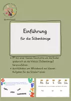 Vorschau - Präsentationen/Tafelbilder - Interaktive Präsentation für die Einführung von Vokalen - Deckblatt