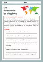 Vorschau - Arbeitsblätter - Die Kontinente im Vergleich - Seite 2