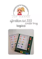 Voorbeeld - Aftrekken tot 100 zonder brug - logico - Voorblad