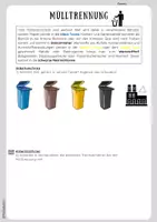 Vorschau - Arbeitsblätter - Trennverfahren (inkl. Mülltrennung & Recycling) - Seite 1