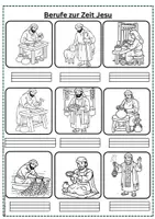 Vorschau - Arbeitsblätter - Berufe zur Zeit Jesu- differenziertes Arbeitsblatt 1./2. Klasse Religion Umwelt Jesu - Seite 3