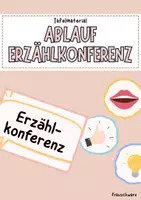 Vorschau - Poster - Tafelmaterial: Ablauf einer Erzählkonferenz - Deckblatt