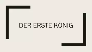 Vorschau - Arbeitsblätter - Der erste König- König Saul - Deckblatt