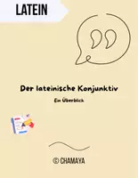 Vorschau - Poster - Der lateinische Konjunktiv. Übersicht zum Nachschlagen - Deckblatt