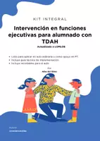 Vista previa - Refuerzo / NEE / Materiales de apoyo - Kit Integral de Autorregulación para Alumnado con TDAH - Portada