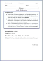 Vorschau - Arbeitsblätter - Materialpaket: Lyrik - 4 Klausuren Biedermeier & Vormärz (Analyse & Vergleich) – Oberstufe - Seite 2