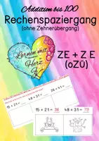 Vorschau - Arbeitsblätter - Rechenspaziergang (ZE+ZE - oZÜ) - Deckblatt