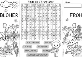 Vorschau - Arbeitsblätter - Frühblüher - Seite 2