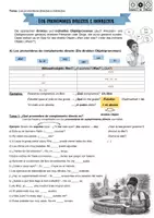 Vorschau - Stationenlernen - Los pronombres directos e indirectos - Deckblatt
