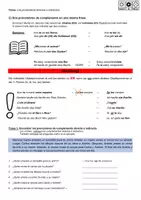 Vorschau - Arbeitsblätter - Los pronombres directos e indirectos - Seite 3