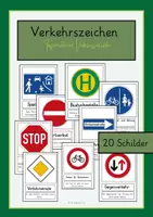 Vorschau - Präsentationen/Tafelbilder - Verkehrsschilder Tafelmaterial - Deckblatt