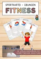 Vorschau - Merkblätter - Sportkartei / Fitnesskartei - Übungen mit Bild und Anleitung - Deckblatt