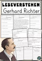 Vorschau - Arbeitsblätter - Gerhard Richter Lesen und Verstehen Arbeitsblätter mit Lesetext, Fragen_removed - Deckblatt