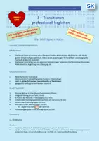 Vorschau - Arbeitsblätter - Transitionen begleiten | Übergänge / Transitionen | AB + EWH - Deckblatt