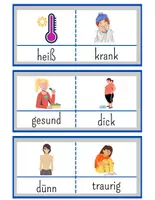Vorschau - Spiele - Lesedomino Gegenteile – Lesespiel | Grundschule & DaZ - Seite 2