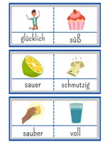 Vorschau - Spiele - Lesedomino Gegenteile – Lesespiel | Grundschule & DaZ - Seite 3