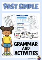 Vista previa - Refuerzo / NEE / Materiales de apoyo - Past Simple (Grammar + Activities) - Portada