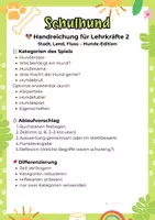 Vorschau - Mal- und Bastelvorlagen - Materialpaket Schulhund: Regeln, Arbeitsmaterial, Klassenraum - Seite 3