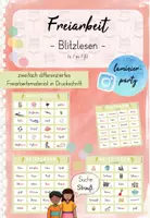 Vorschau - Spiele - Wachsendes Bundle: Freiarbeit - Blitzlesen (Kl. 1) - Seite 1
