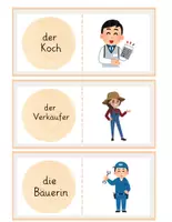 Vorschau - Spiele - Lesedomino Berufe – Lesespiel | Grundschule & DaZ - Seite 3