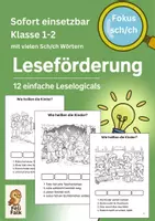 Vorschau - Arbeitsblätter - Einfache Lese-Logicals ab Klasse 1 - Fokus Ch Sch - Deckblatt
