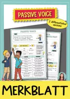 Vorschau - Merkblätter - Passive Voice Merkblatt Englisch (2-fach differenziert) - Deckblatt