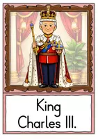Vorschau - Bildkarten - Royal Family Bildkarten Englisch – Family Vocabulary mit King Charles, Prince William & Co. für die Grundschule - Seite 1