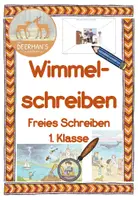 Vorschau - Arbeitsblätter - Wimmelschreiben - freies Schreiben 1. Klasse - Deckblatt
