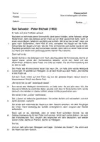 Vorschau - Test - Klassenarbeit Inhaltsangabe - Deckblatt