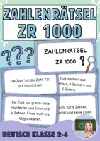 Vorschau - Spiele - Zahlenrätsel ZR 1000 - Deckblatt