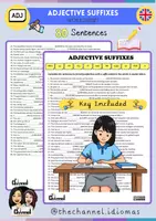 Vista previa - Hojas de trabajo - PREFIXES AND SUFFIXES – Learning Pack - página 1