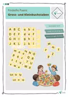Vorschau - Spiele - Finde die Paare: Gross- und Kleinbuchstaben - Deckblatt