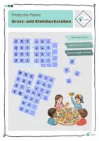 Vorschau - Spiele - Finde die Paare: Gross- und Kleinbuchstaben - Deckblatt