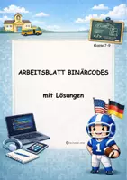 Vorschau - Arbeitsblätter - Arbeitsblatt Binär Codes - Deckblatt