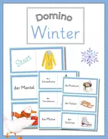 Vorschau - Spiele - Lesedomino Winter – Lesespiel | Grundschule & DaZ - Deckblatt