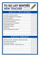 Aperçu - Outils du professeur - Outil to do list de la rentrée - Page 3