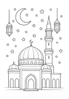 Vorschau - Anderer Materialtyp - Detaillierte und einfache Ausmalbilder zum Thema Ramadan - Seite 3