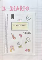 anteprima - Esercizi - IL DIARIO E LA LETTERA – Lezione Italiano classi 4° e 5° - Pagina 1