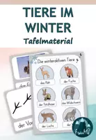 Vorschau - Spiele - Tiere im Winter – Komplettpaket für Klasse 2/3 (Arbeitsblätter, Wissenskartei & Spiele) - Seite 1