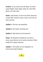Vorschau - Text - Märchen: Der Wolf und die 7 Geißlein (Skript für Theater) - Seite 3