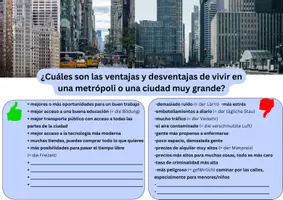 Vorschau - Poster - A2+ Vivir en una ciudad_Sprechen_Leben in der Großstadt - Seite 1