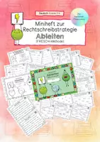Vorschau - Arbeitsblätter - Rechtschreibstrategie Ableiten (FRESCH) - Miniheft - Deckblatt